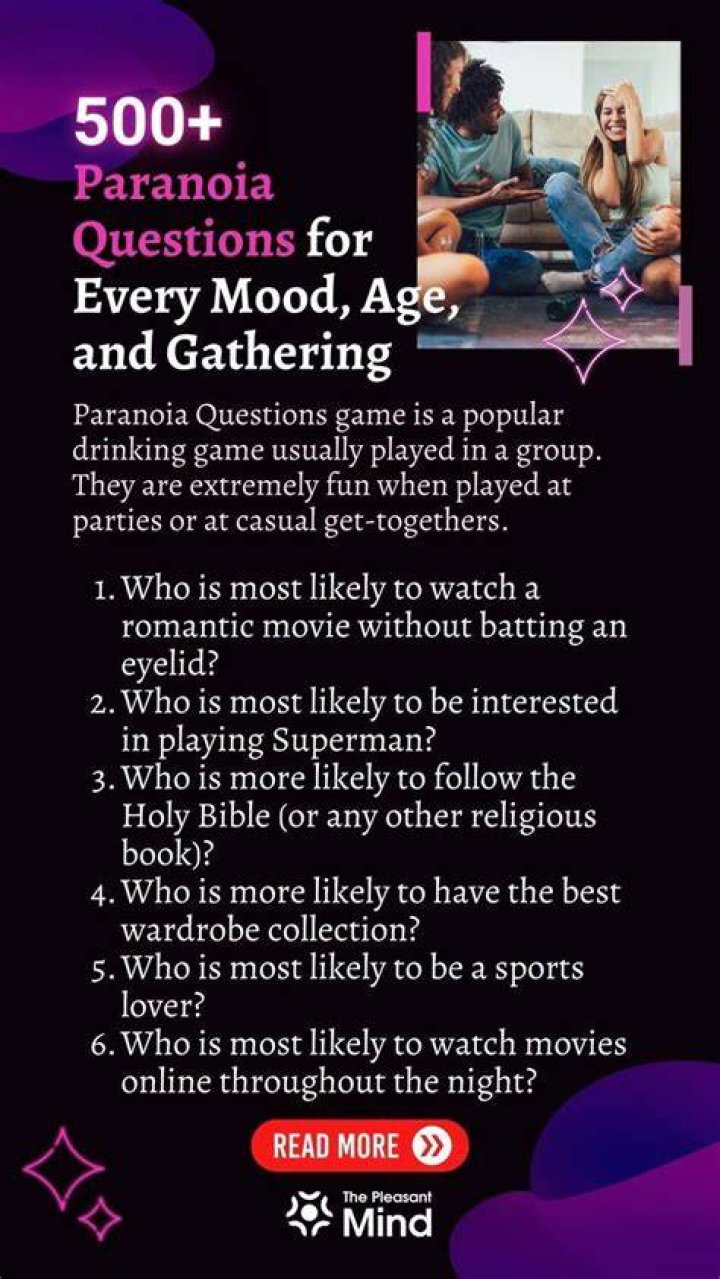 500+ Paranoia Questions for Every Mood, Age, and Gathering
