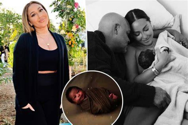 Adrienne Bailon first baby with husband Israel Houghton via
