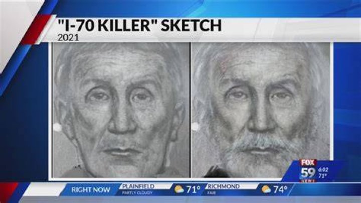 Ageenhanced sketch released in I70 serial killer cold case