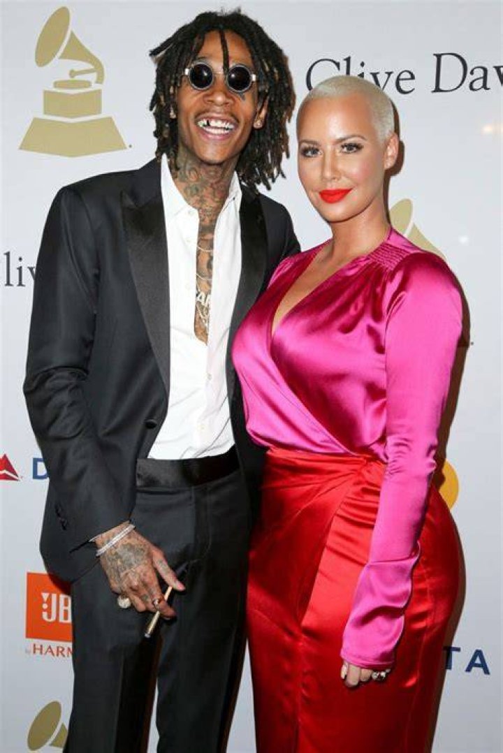 Amber Rose, Wiz Khalifa & Sebastian from Stars Celebrate Father's Day