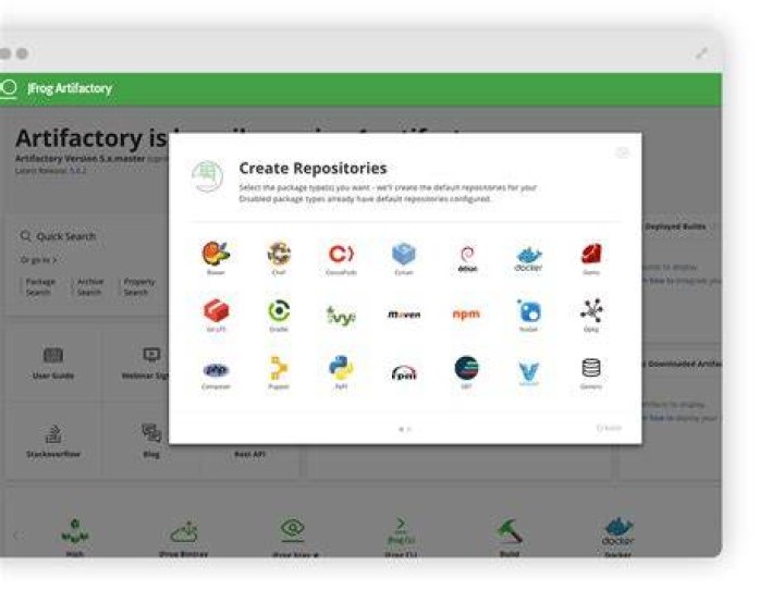 Artifactory Universal Artifact Repository Manager JFrog