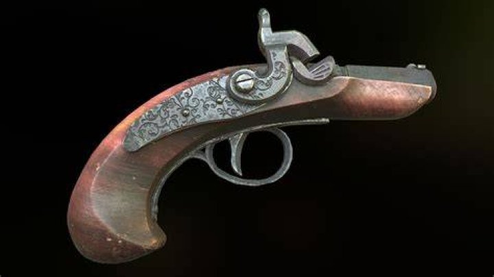 ArtStation Caplock Derringer, Zach Winkler Winkler, Hand guns, Artwork