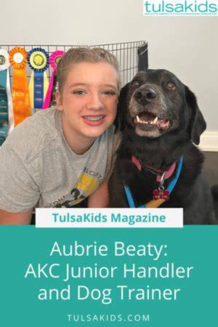 Aubrie Beaty AKC Junior Handler and Dog Trainer TulsaKids Magazine