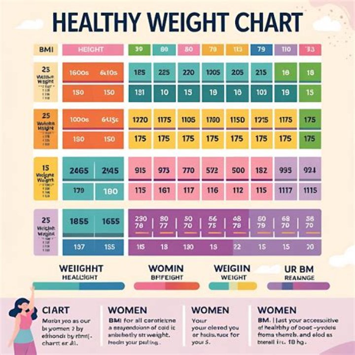 Average weight for women, height weight charts Average weight for