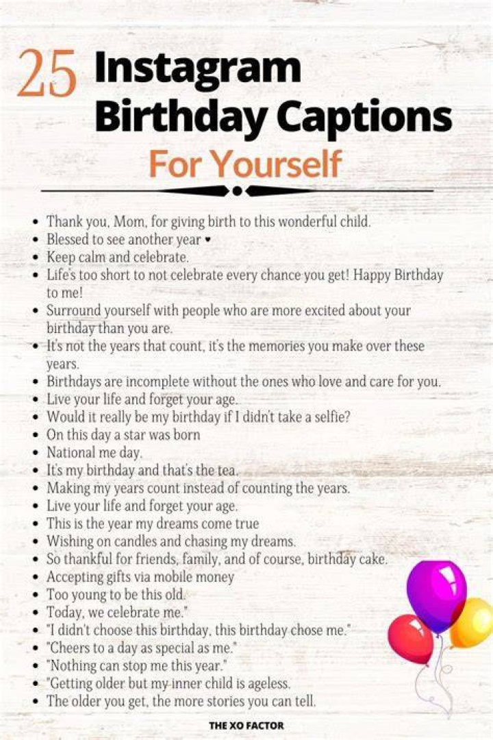 Birthday Pictures Captions For Instagram The Cake Boutique
