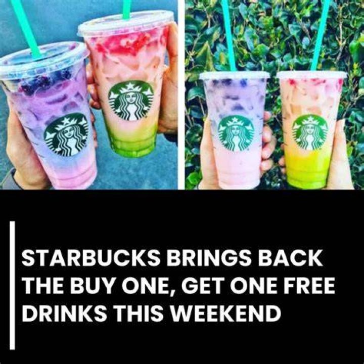 Buy 1OneGet1 Free Drinks At Starbucks Today Barrie 360