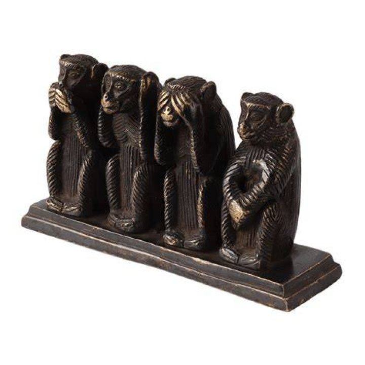 Buy Four Monkeys Statue Do No Evil Say No Evil Hear No Evil See No Evil