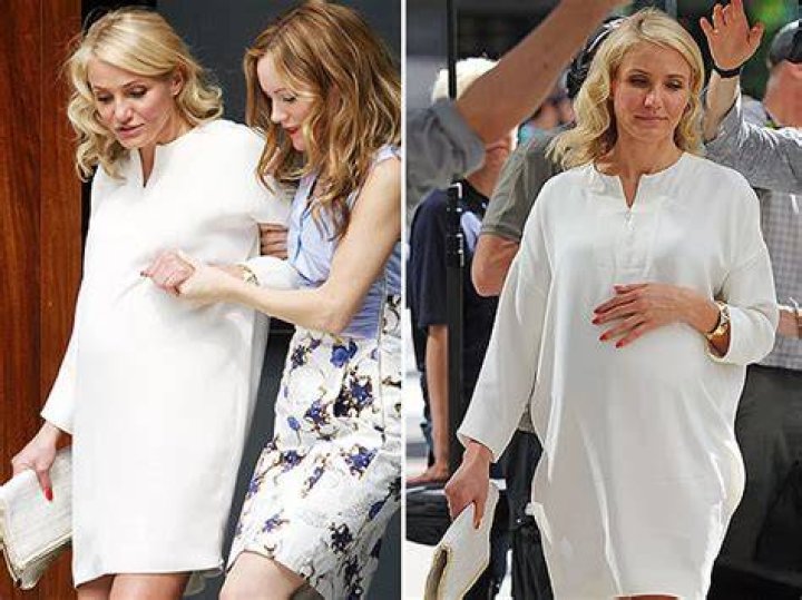Cameron Diaz plays a pregnant woman in her new film and wears a fake