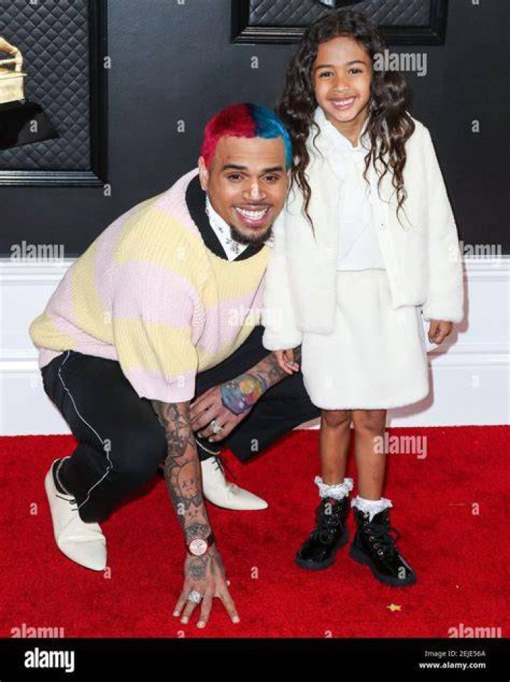 Chris Brown’s Daughter Royalty & Mom Joyce Hawkins Pose with Champagne