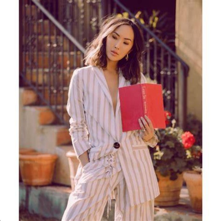 (Chriselle x J.O.A.) Striped Boyfriend Blazer Clothes design