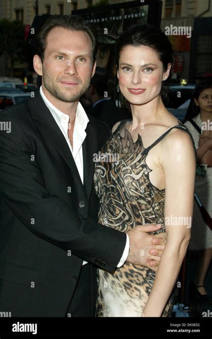 Christian Slater and wife Ryan Haddon Stock Editorial Photo © s