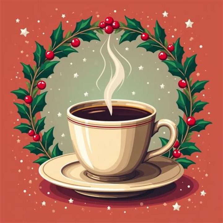 Christmas Coffee Poster Art Free Stock Photo Public Domain Pictures