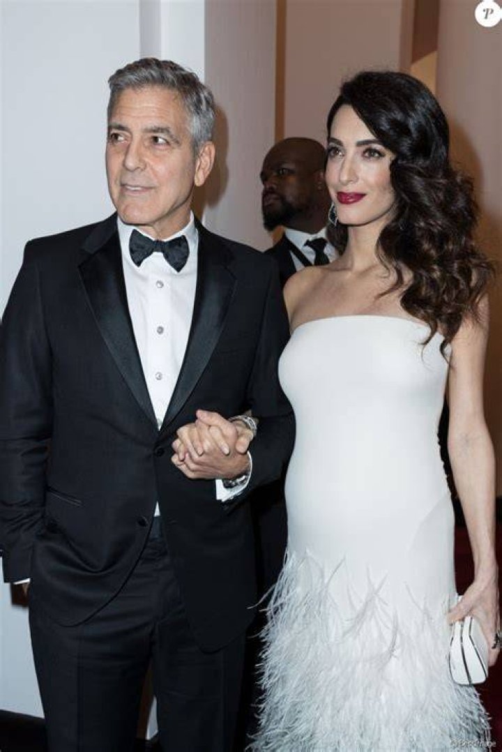 Clooney Sa femme Amal enceinte de leur troisi&egrave;me enfant