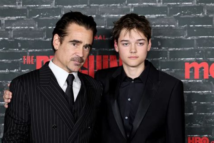 Colin Farrell Matches With 13YearOld Son Henry At Oscars Red Carpet