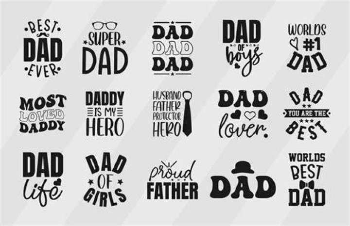 Dad Clipart Vector, Dad Typography, Dad, Dad Day, Happy Dad Day PNG