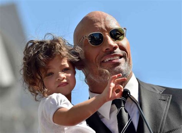 Dwayne The Rock Johnson et Madison Pettis au photocall du film 'Le Plan