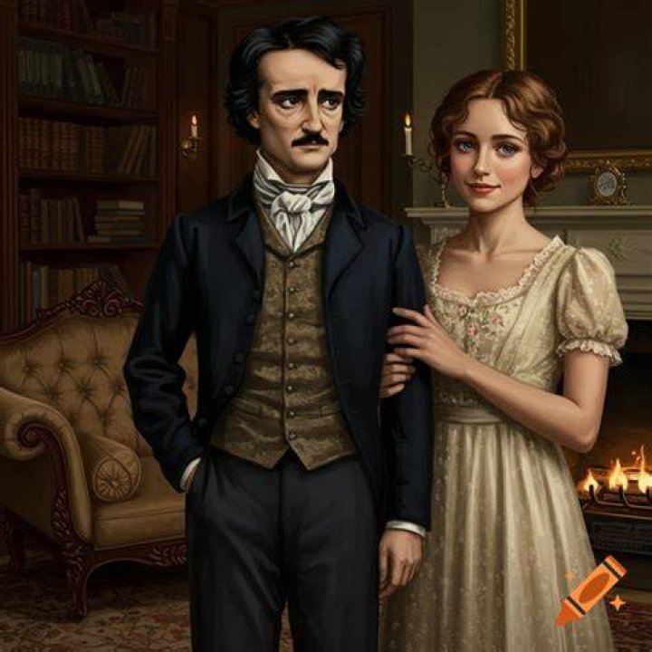 Edgar Allan Poe. Virginia Eliza Clemm Poe. Maybe Letteratura