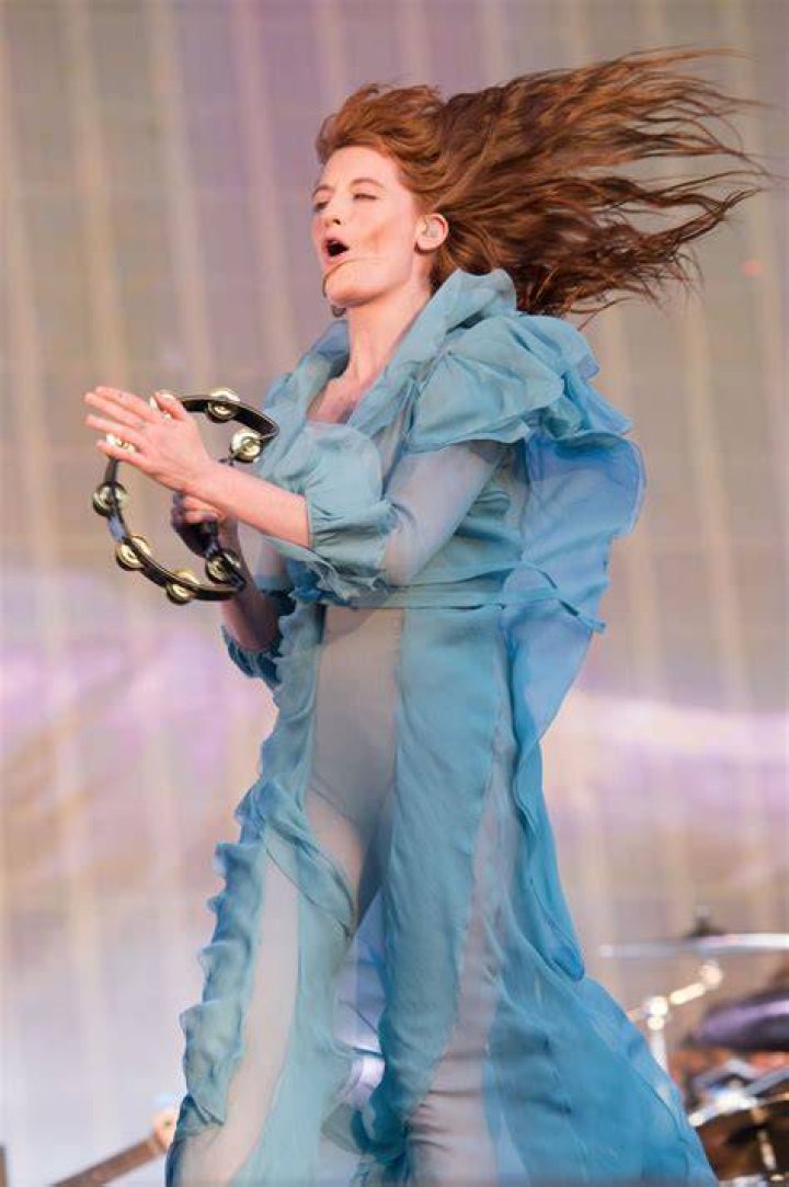 FLORENCE WELCH Performs at British Summertime Festival at Hyde Park in