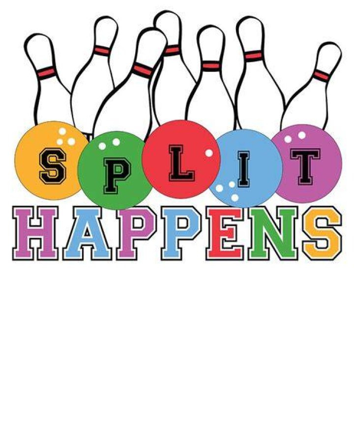Funny Bowler Split Happens Bowling Pins Digital Art by Jacob Zelazny