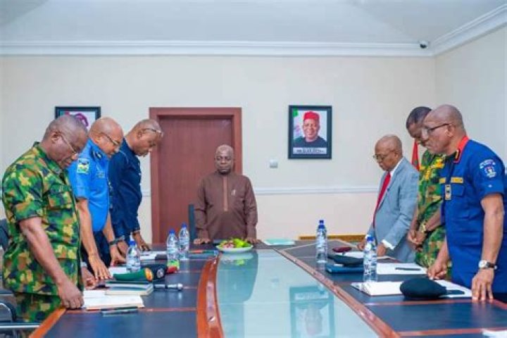 Gov Otti In Closed Door Meeting With Abia House Of Assembly Members