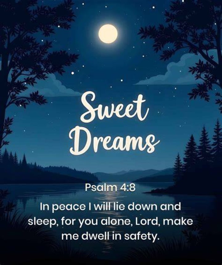 Image of Good Night Bible Message Beautiful free Biblical images for