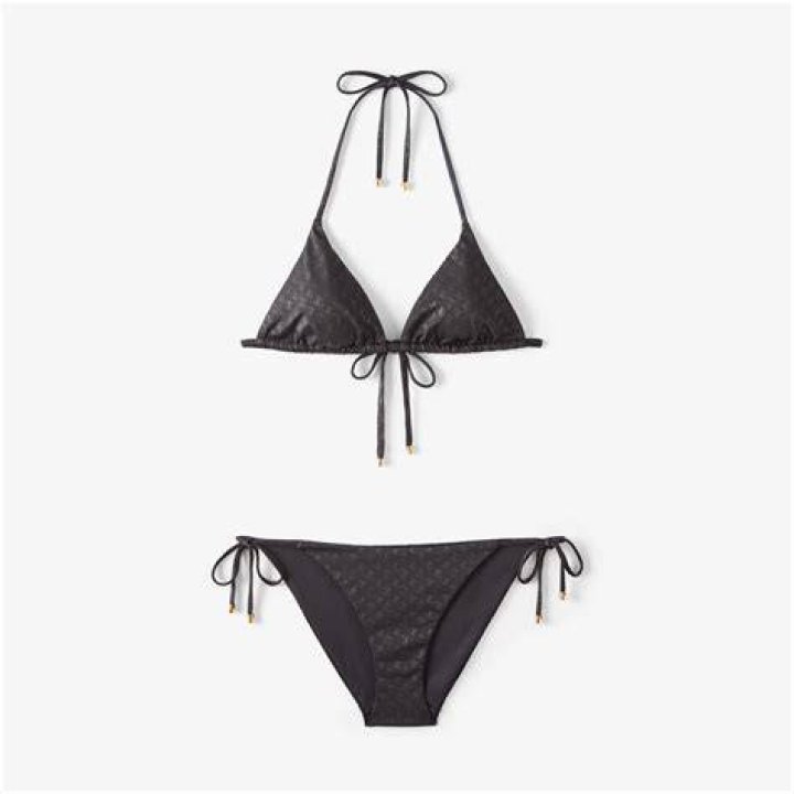 Jimmy Choo Aubrie Monogram Bikini Bottom Farfetch