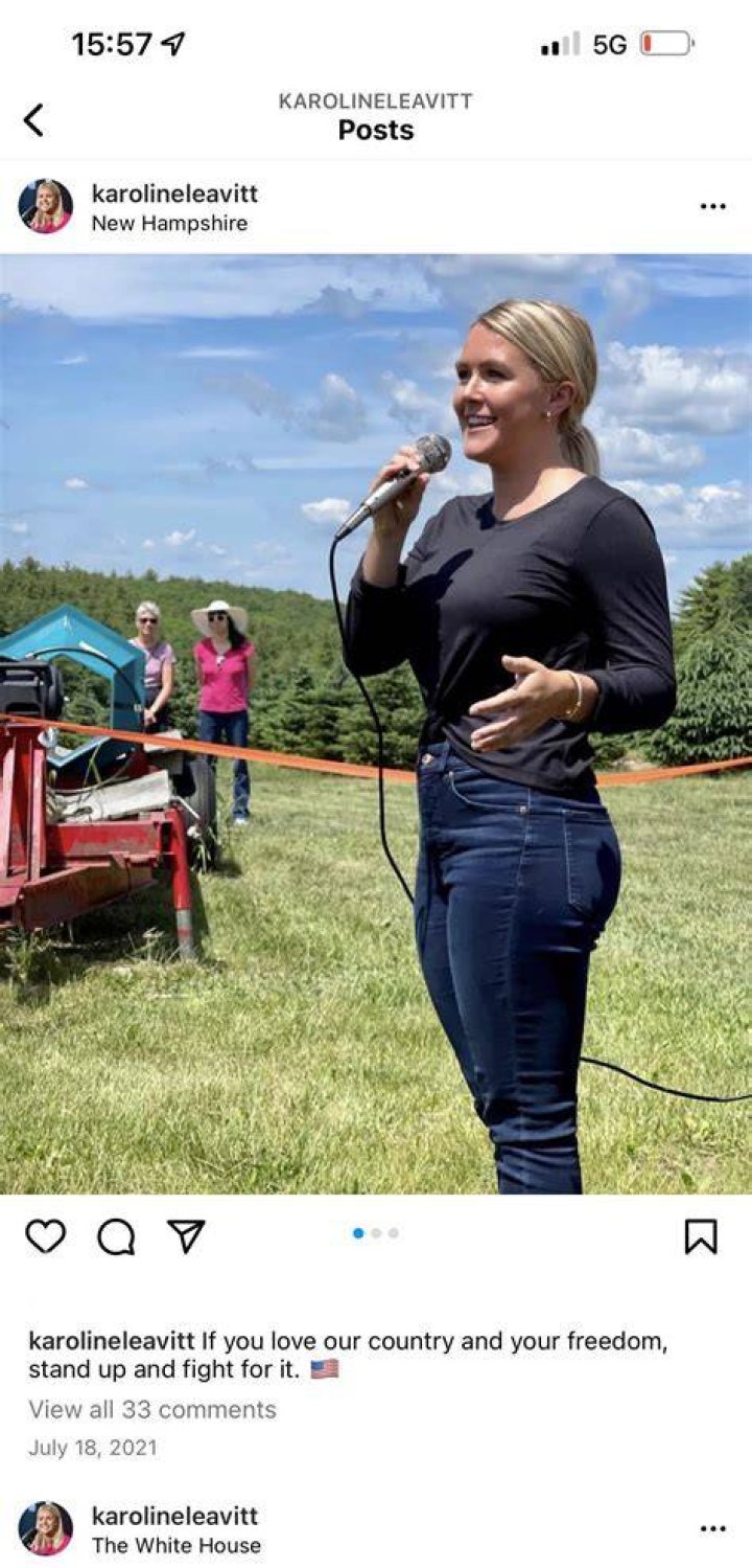 Karoline Leavitt next congresswoman from NH! r/RepublicanHotties