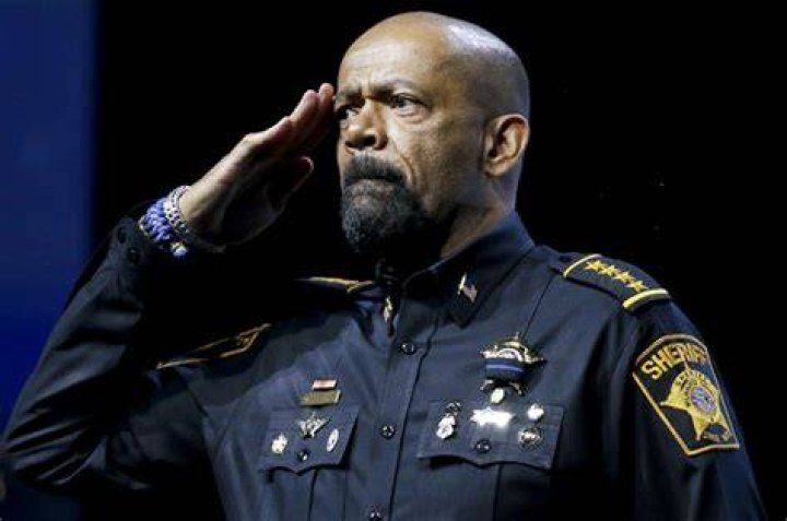 Looks like Sheriff David Clarke's "army" medals might be B.S.