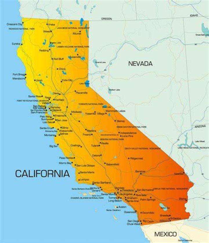 Map of California Cities Major Cities In California Map WhatsAnswer
