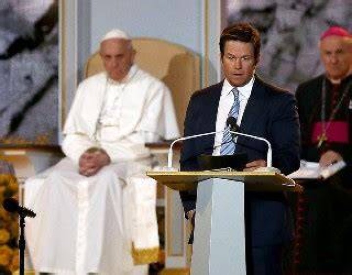 Mark Wahlberg the devout Catholic shows off Ash Wednesday cross on his