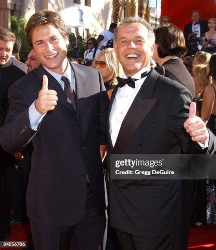 Rob Lowe and dad Chuck Lowe have more in common than good looks