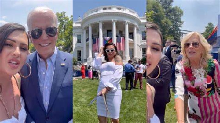 Rose Montoya with Joe Biden