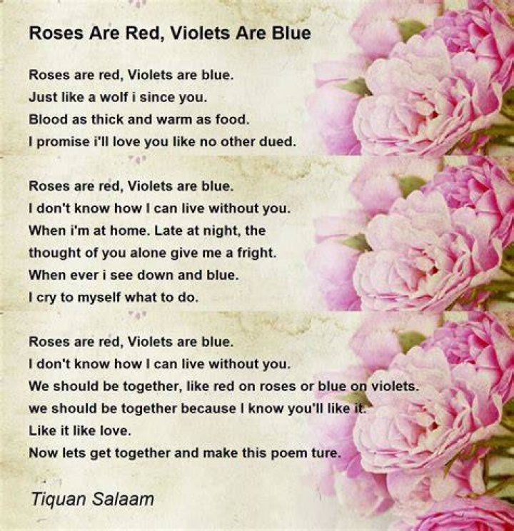 Roses Are Red Violets Are Blue Dirty Poems kxgaqdenise