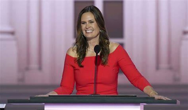 Sarah Huckabee Sanders defends her boss Trump will "fight back