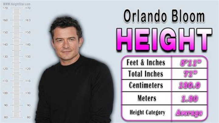 Sexy Orlando Bloom height and weights