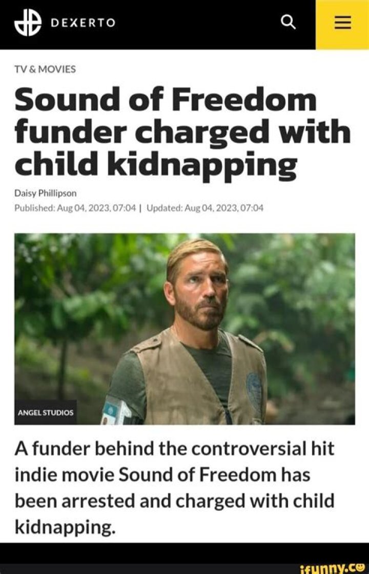 Sound of Freedom funder charged with child kidnapping Dexerto