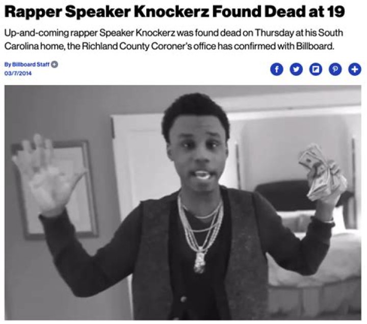 Speaker Knockerz Death Fans React on Twitter His Passing
