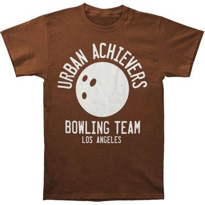 The Big Lebowski Urban Achievers Bowling Team Brown TShirt