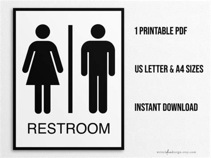 This Restroom Is Here For Your Convenience Please Safety Sign MRST552