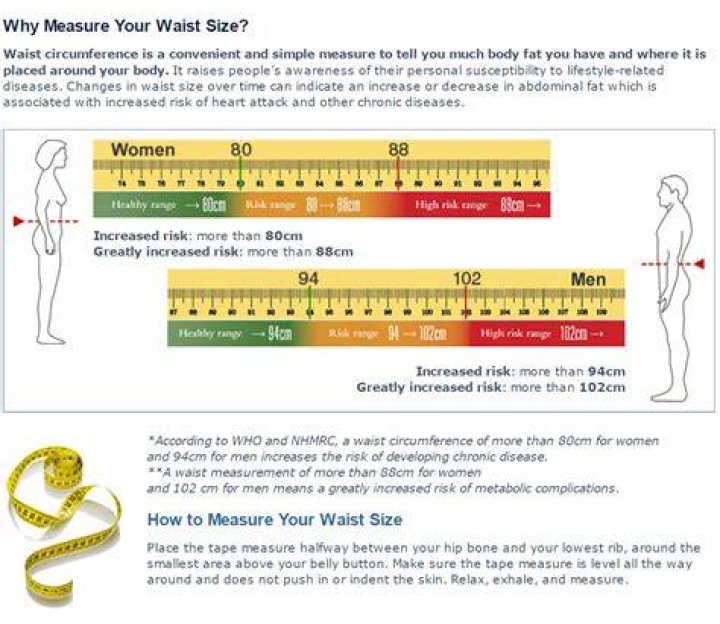 What your waistline measurement means for your health Live Better